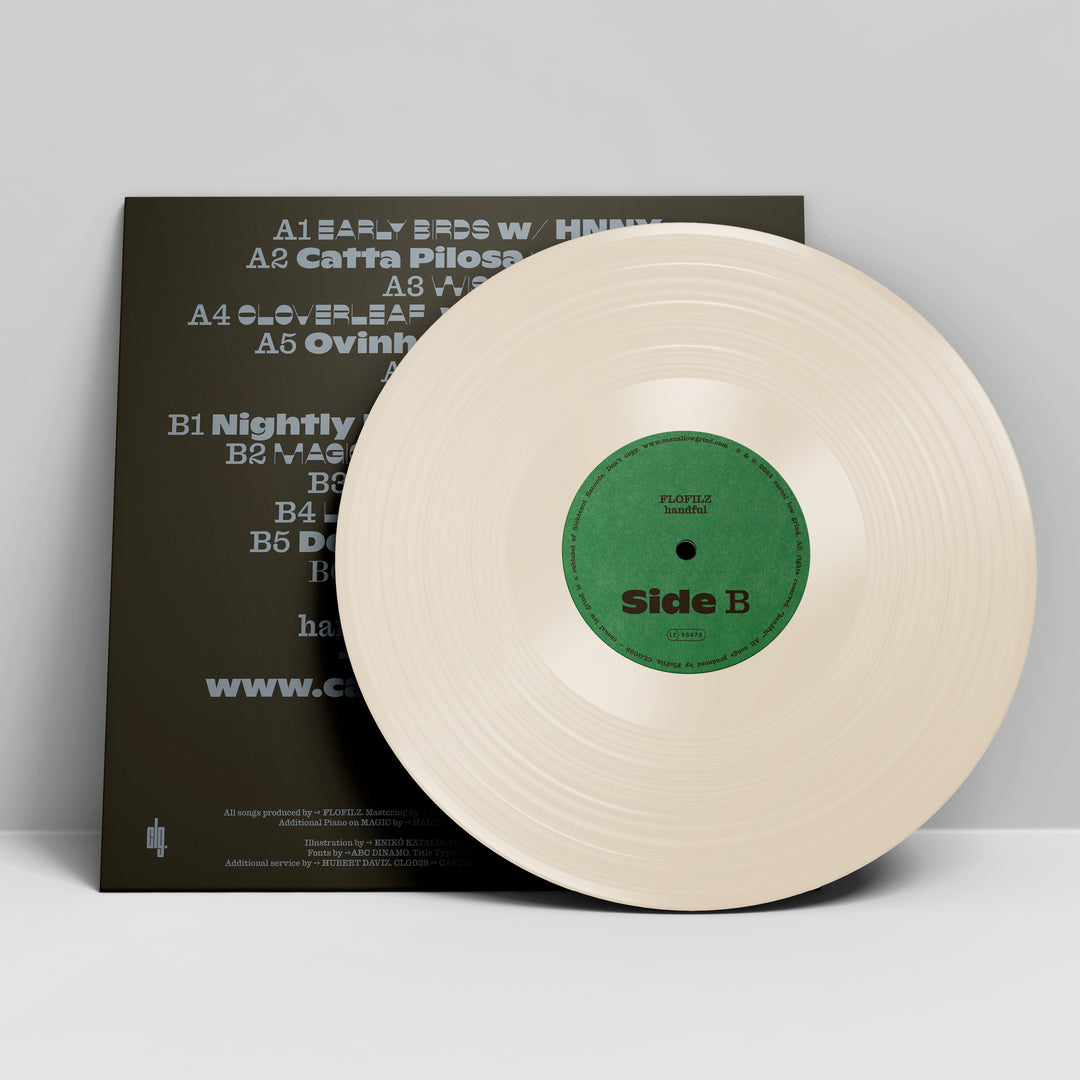 FloFilz –– handful (cream white) (vinyl, 2024, casual low grind